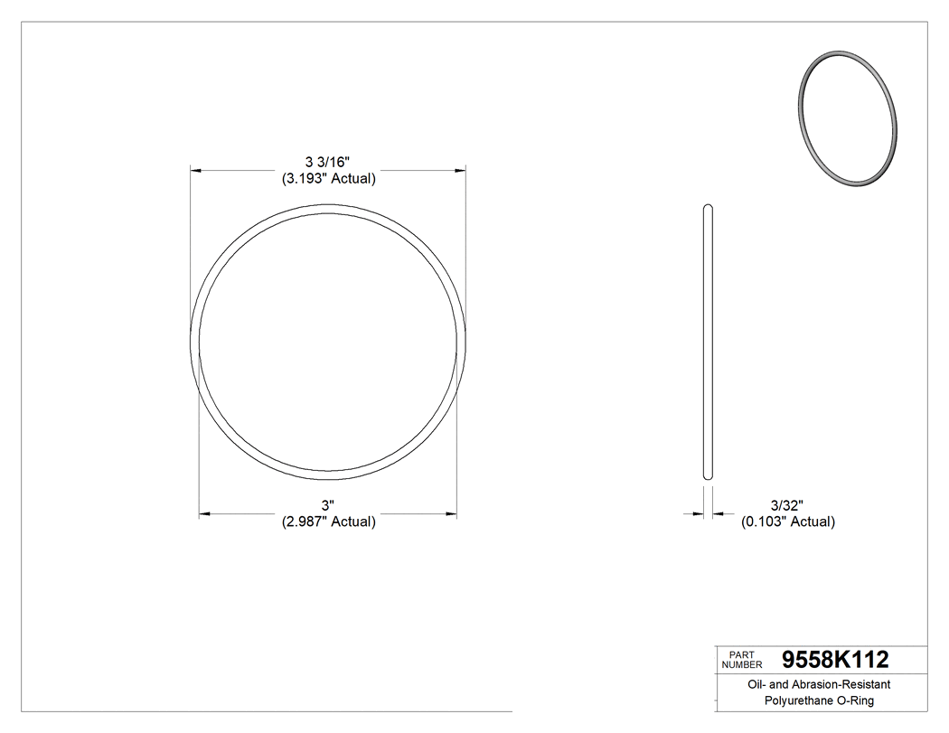 Technical drawing - 9558K112